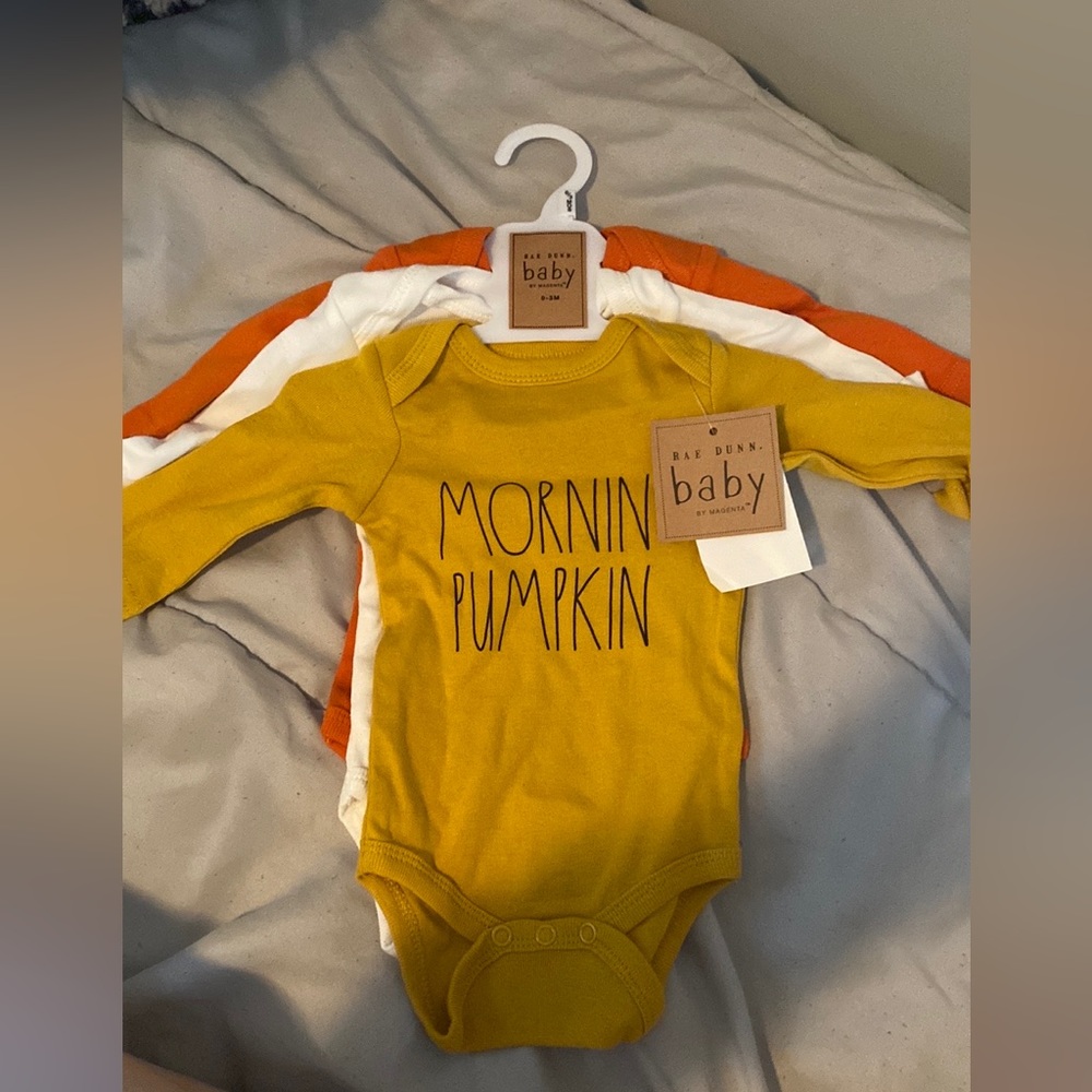 Fall baby onesies
